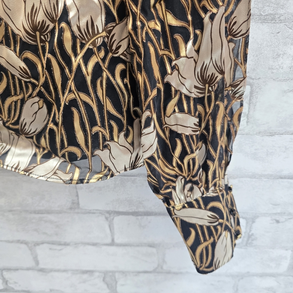Banana Republic Metallic Blouse - Picture 6 of 11